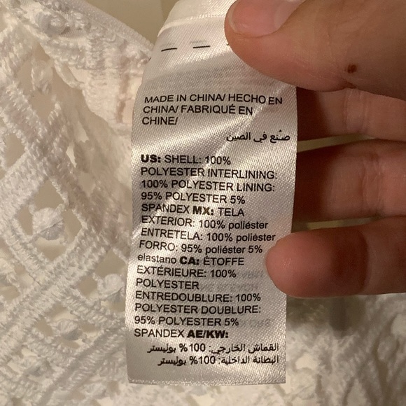 White House Black Market Eyelet Sheath Dress NWT - Picture 6 of 7